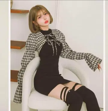 Darich 다리치 셔링 볼레로 미니 원피스 FL 택 포함 새상품