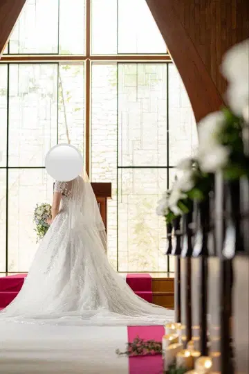 웨딩 베일 트리트 드레싱