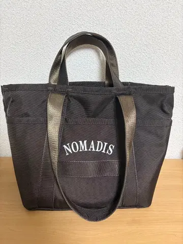 [ NOMADIS ] WEEKEND petit 토트백 다크 브라운