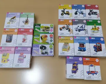 블록 탈것 악기 게임기 애니멀즈 미개봉 조립 완료 총 20점 다이소