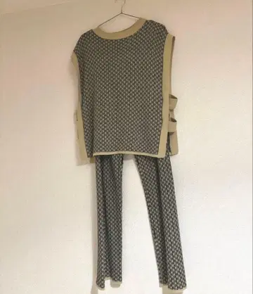 Lumier 뤼미에 자카드 니트 셋업