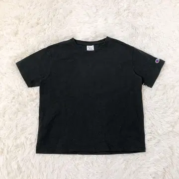 챔피온 여성용 반팔 T셔츠 크루넥 심플 면 100% 블랙