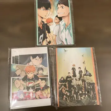 하이큐 해피 복권 G상 엽서북 3종 세트