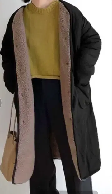 퀼팅 코트 리버서블