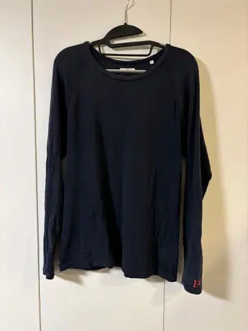 스트레치 플라이스 네이비 긴팔 티셔츠 사이즈 4