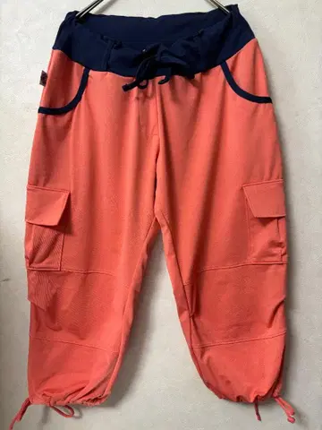 #3729 미카노 카고 스타일 팬츠 살몬 핑크 F