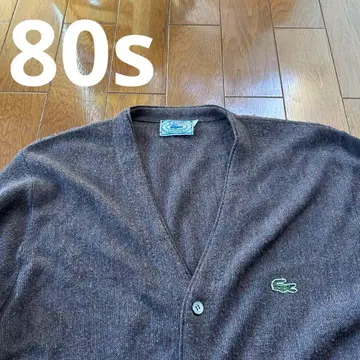 80s LACOSTE 아크릴 가디건
