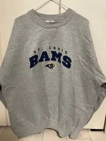 NFL RAMS 맨투맨 그레이 구제 의류