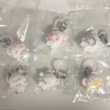 산리오 캐릭터즈 메지루시 액세서리 후와후와 스노우 컴플리트