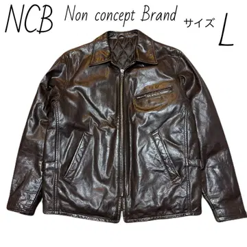 NCB 상우회 가죽 라이더 자켓 사이즈 L 소가죽