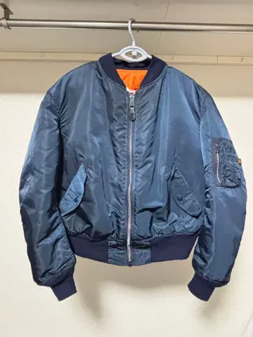 ALPHA 플라이트 자켓 네이비 MADE IN USA