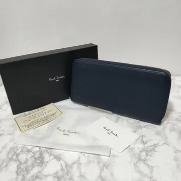 [ 인기 ] Paul Smith 폴 스미스 네이비 장지갑 지퍼