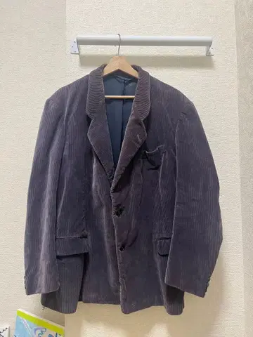 30s~40s 프렌치 코즈 테일러드 가지색 굵은 폭