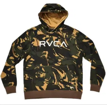 RVCA 카모플라쥬 후드 부착 후드티 레어