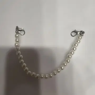 화이트 펄 목걸이