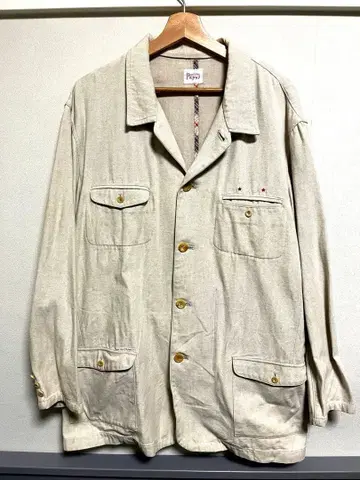 Papas 베이지 자켓 4 포켓