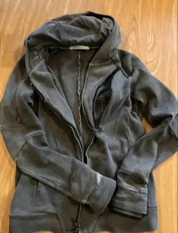 CIVILIZED 그레이 풀 집업 후드티