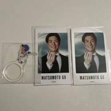 파이터즈 마츠모토 고우 폴라로이드풍 카드 BINGO 경품