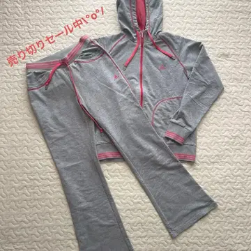 아디다스 그레이.빨간색.핑크 저리 셋업 상태 좋음