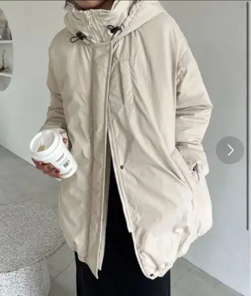 [새상품급] 라이트 웜 코쿤 코트