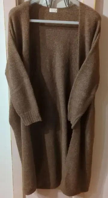 소노 니트 롱 가디건 익명 배송