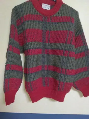 PORTOBELLO'S 체크 무늬 니트 스웨터