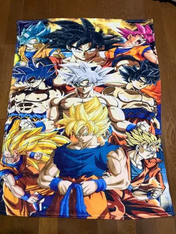 드래곤볼 슈퍼 사이어인 담요 미사용 새상품