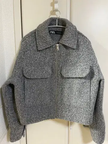 ZARA 부클레 크롭 자켓 M