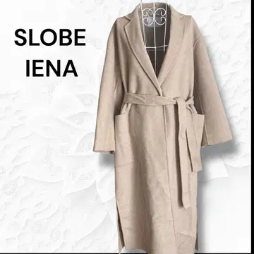 SLOBE IENA 슬로브 이에나 울 롱 코트 베이지 F 사이즈