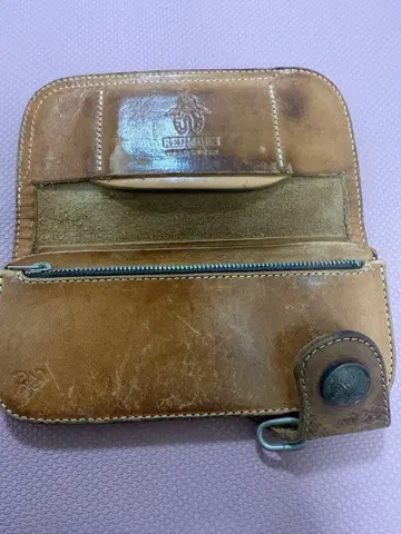 REDMOON 가죽 장지갑 인디언 헤드