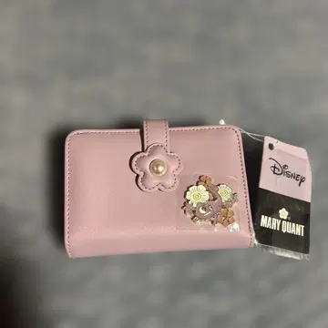 디즈니 스토어 MARY QUANT 꽃 모티브 접이식 지갑