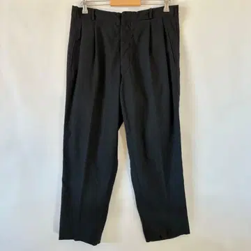 80s 빈티지 투 턱 울 팬츠 빈티지 구제 의류 유로