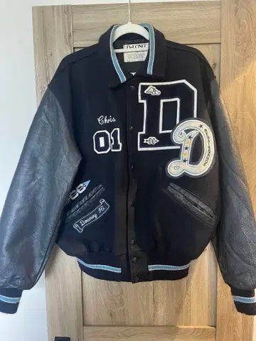 90년대 USA DeLONG 바시티 자켓 Nights