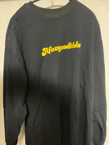 Afewgoodkids 블랙 긴팔 티셔츠