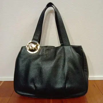 Michael Kors 마이클코어스 블랙 가죽 토트백