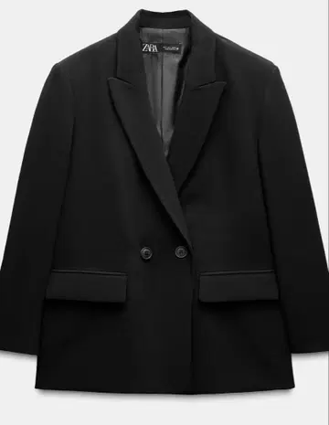 [ 새상품 ] ZARA 더블 브레스트 사양 오버 사이즈 블레이저