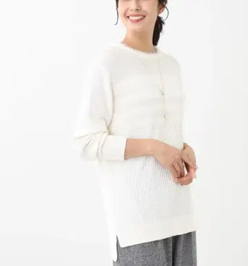 Reflect (리플렉트) [ 세탁 가능 ] 페더 보더 니트