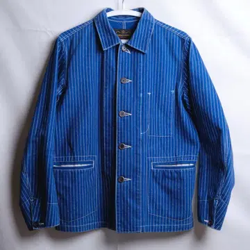 KOJIMA GENES 코지마 진즈 커버올 스트라이프 사이즈 L