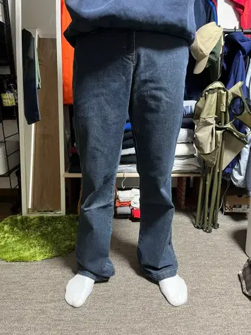 다크 블루 부츠컷 데님