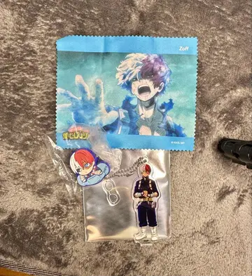 토도로키 쇼토 Zoff 아크릴 키링, Zoff 안경닦이, 헤어핀 세트