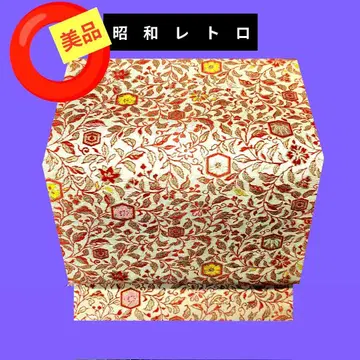 945 새상품급 쇼와 레트로 나고야 오비 작은 꽃
