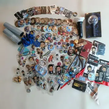 토사카 히로오미 산다이메 굿즈 세트 응원봉 캔뱃지 키링 플래그