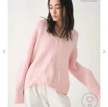 [택 포함 새상품] 미스 슬로우 더블 얀 로우게이지 니트