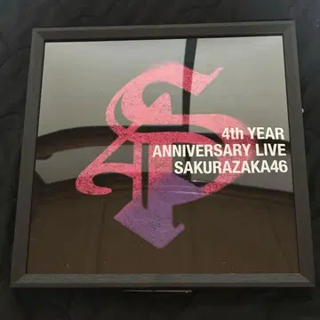 4th YEAR ANNIVERSARY LIVE T셔츠 XXL 액자 포함