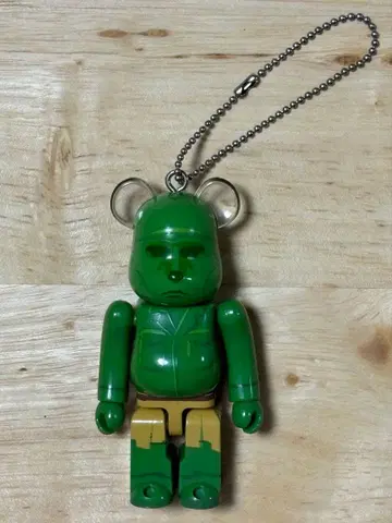 BE@RBRICK 베어브릭 피규어 스트랩 그린 아미멘