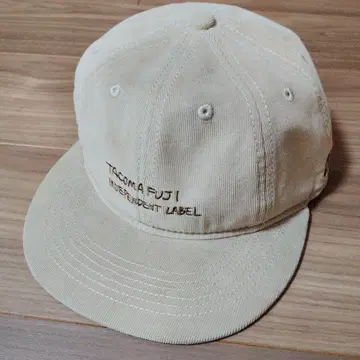 TACOMA FUJI 코듀로이 캡 베이지