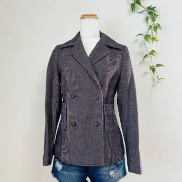 [ Totalit ] 베이크루즈제 스트라이프 자켓 면울 일본제