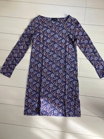 A.P.C. 꽃무늬 긴팔 튜닉 XS