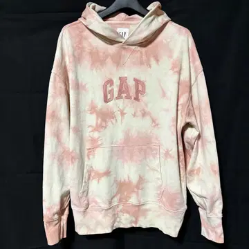 GAP 후드티 후드 맨투맨 타이다이 패턴 핑크 S