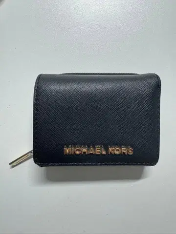 MICHAEL KORS 블랙 3단 폴더형 지갑